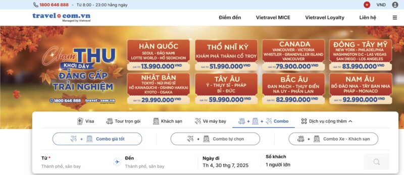 Vietravel Cần Thơ cung cấp dịch vụ du lịch chất lượng tại Quận Ninh Kiều