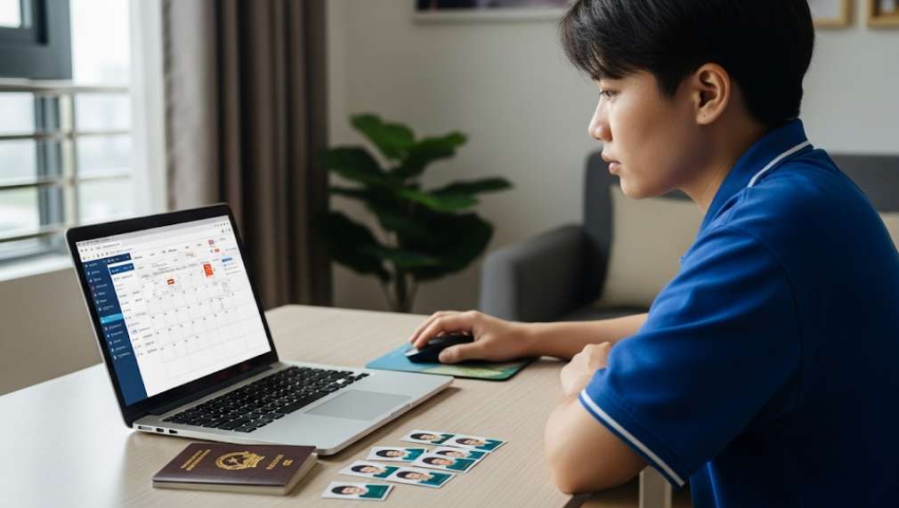 Hướng Dẫn Đặt Lịch Nộp Hồ Sơ Visa Trung Quốc Online 2025 - Chi Tiết Từng Bước 9 chon lich hen tren website visaforchina