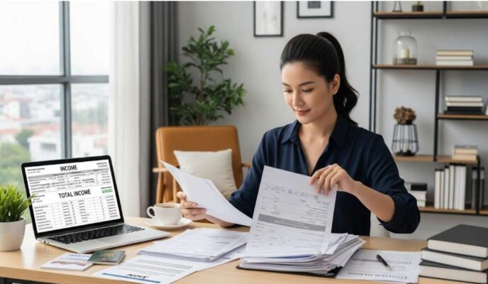 chung minh thu nhap freelancer de xin visa y thanh cong