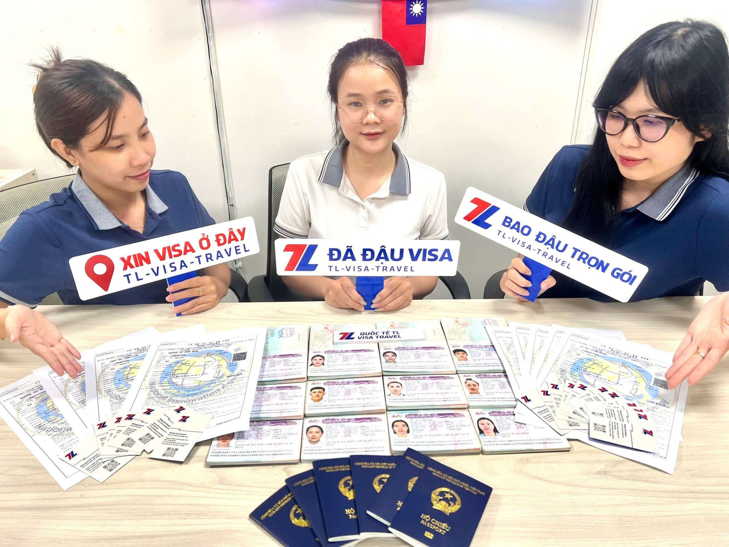 Khách hàng đậu visa Đài Loan tại Công ty Lữ Hành Quốc Tế TL
