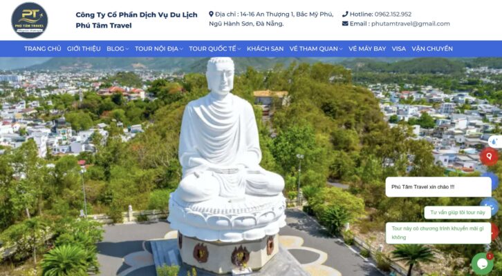 Phú Tâm Travel cung cấp dịch vụ du lịch chất lượng tại Quận Ngũ Hành Sơn