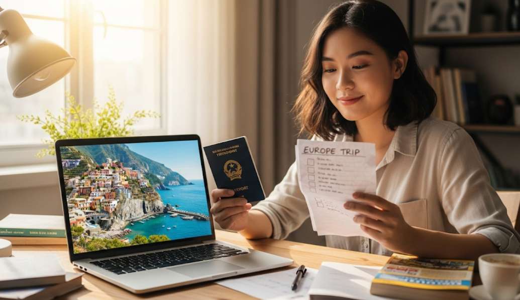 khoi dau hanh trinh xin visa y kham pha chau au