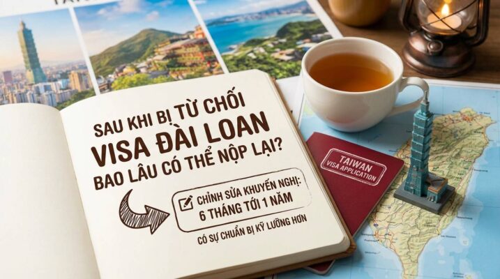 Giải đáp thắc mắc sau khi rớt visa Đài Loan bao lâu thì có thể nộp lại hồ sơ và những lưu ý cần thiết.