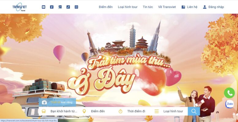 Transviet Travel chi nhánh Hà Nội - công ty du lịch uy tín tại Quận Đống Đa chuyên tour trong nước và quốc tế