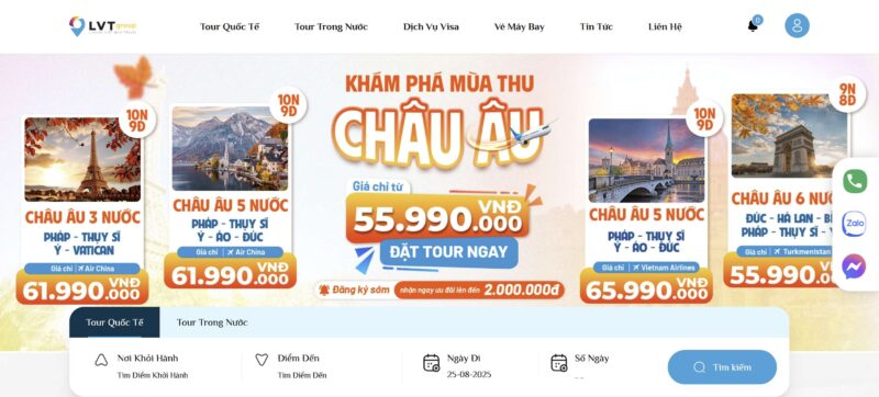 Top 7 công ty du lịch uy tín tại Quận 10 11 LVT Group - Công ty Du lịch uy tín tại Quận 10