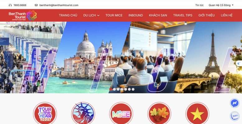Benthanh Tourist cung cấp dịch vụ du lịch chất lượng tại Quận 1