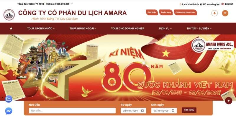 Du Lịch Amara – công ty du lịch uy tín tại Quận 7