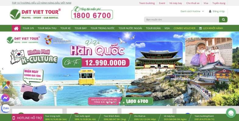 Du Lịch Đất Việt – công ty du lịch uy tín hàng đầu tại TPHCM