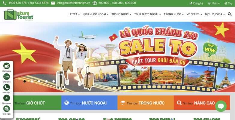 Du Lịch Thiên Nhiên – đơn vị lữ hành đáng tin cậy tại TPHCM