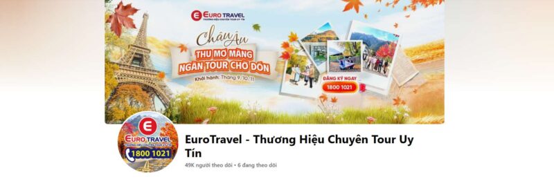 EuroTravel - Công ty du lịch cao cấp tại Quận Tân Bình, TP.HCM. Chuyên tour Châu Âu, Mỹ, Úc, Canada, New Zealand với dịch vụ 5 sao, tour độc lạ, cao cấp, mang lại trải nghiệm thăng hoa. Địa chỉ: 352-354-356 Lê Văn Sỹ, P.2, Tân Bình. Hotline: 028 7109 1616.