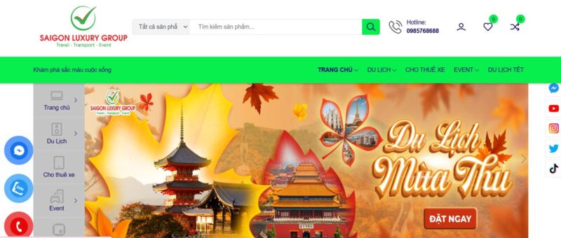 Saigon Luxury Group - Công ty du lịch & dịch vụ tư vấn visa uy tín tại Quận Tân Bình, TP.HCM. Cung cấp tour du lịch, dịch vụ visa trọn gói, cho thuê xe, tổ chức sự kiện chuyên nghiệp. Địa chỉ: 37/8 Nguyễn Minh Hoàng, P.12, Tân Bình. Hotline: 0985 768 688 - 0906 871 366.