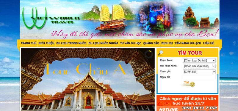 Top 3 công ty du lịch uy tín hàng đầu tại Quận 8 8 Thế Giới Việt Travel - Công ty du lịch tổ chức tour trong nước và quốc tế. Dịch vụ tour Thái Lan, Hàn Quốc, Nhật Bản, Campuchia, Đài Loan, Nha Trang, Đà Lạt, Phan Thiết. Tư vấn du học, định cư Mỹ diện EB3, dịch vụ sự kiện.