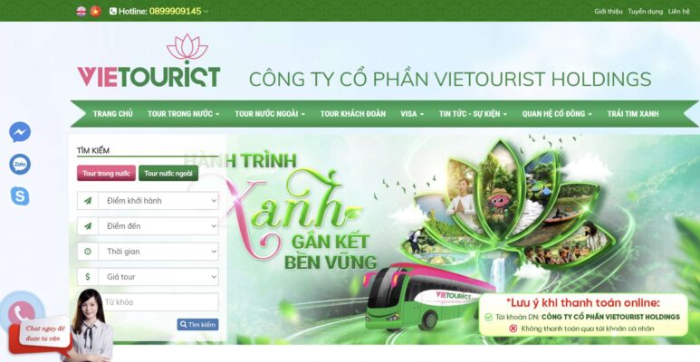 Top 8 công ty du lịch uy tín tại Quận 3 13 Vietourist – đơn vị lữ hành đáng tin cậy tại Quận 3