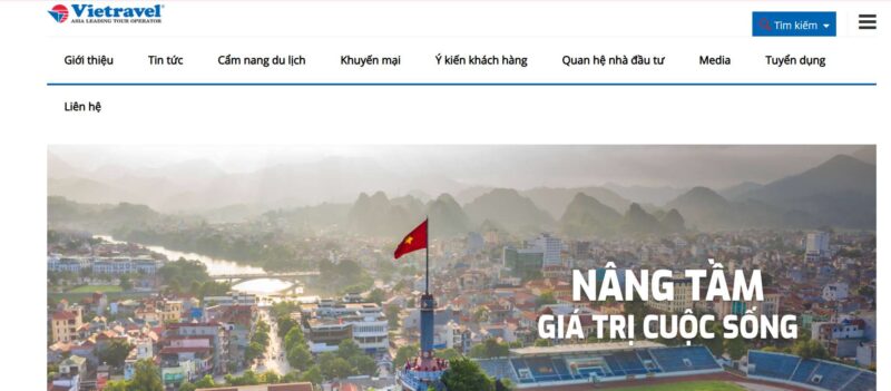 Top 7 công ty du lịch uy tín tại Quận 11 7 Vietravel - Công ty du lịch hàng đầu tại TP.HCM, cung cấp tour trong nước và quốc tế. Mạng lưới chi nhánh rộng khắp, dịch vụ vé máy bay, khách sạn, vận chuyển. Địa chỉ 1475 Đường 3/2, Quận 11, Hotline 39 699 439.