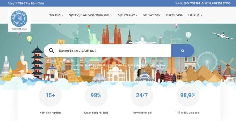 Visa Năm Châu – công ty du lịch uy tín tại Quận 1