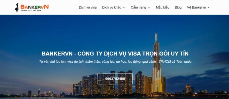 Bankervn - dịch vụ visa, hộ chiếu, chứng minh tài chính tại TP.HCM, hỗ trợ xin visa du lịch, công tác, thăm thân, du học với quy trình ưu tiên.