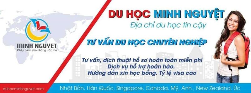 Du Học Minh Nguyệt - trung tâm tư vấn du học và visa du học uy tín tại Quận 3, TP.HCM. Chuyên Mỹ, Canada, Úc, châu Âu. Hỗ trợ học bổng, chứng minh tài chính, luyện phỏng vấn.