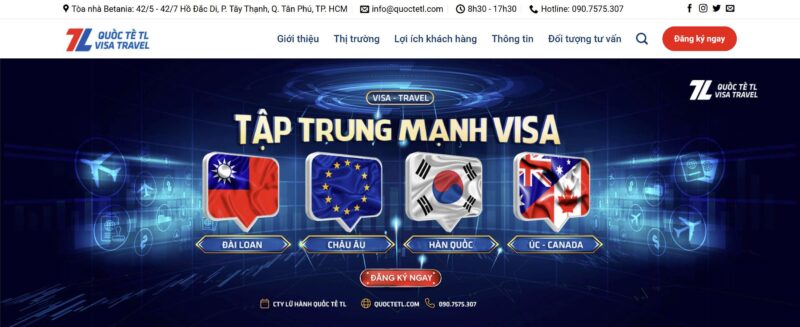Dịch vụ visa Đài Loan du lịch uy tín tại Công ty Lữ Hành Quốc Tế TL