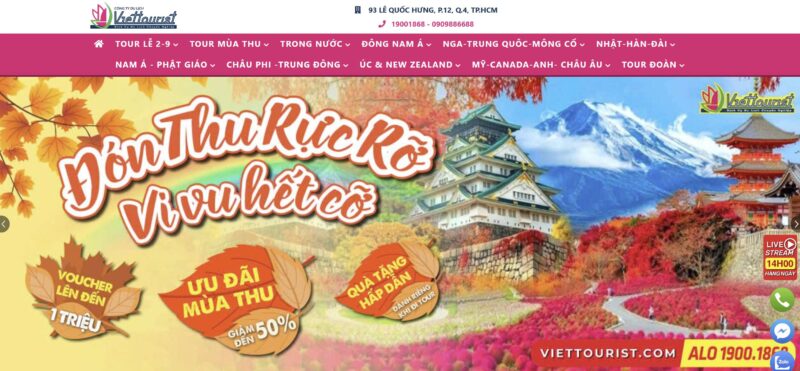 Top 4 công ty du lịch uy tín tại Quận 4 7 Viettourist – công ty du lịch uy tín tại Quận 4