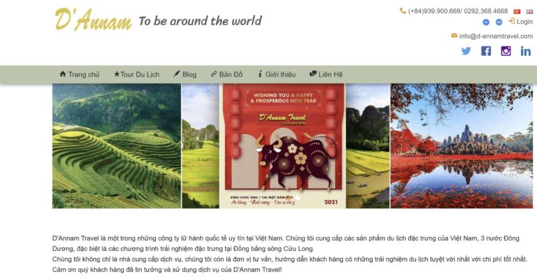 Top 5 công ty du lịch uy tín tại Quận Ninh Kiều, Cần Thơ 8 An Nam Travel Cần Thơ – đơn vị lữ hành đáng tin cậy tại Quận Ninh Kiều