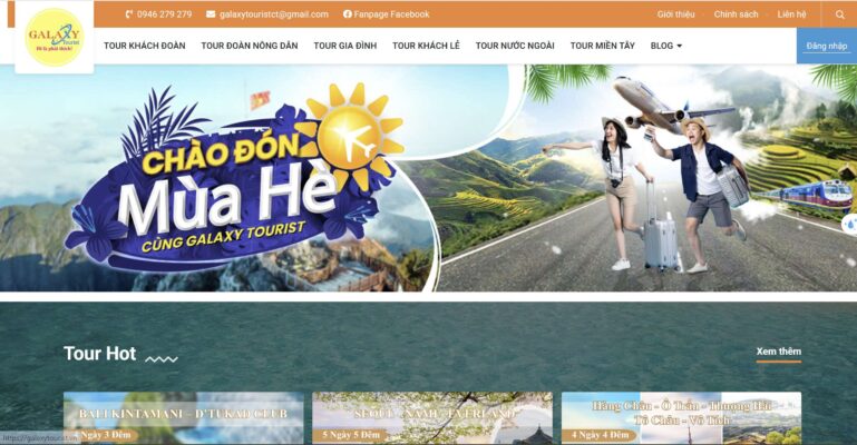 Top 5 công ty du lịch uy tín tại Quận Ninh Kiều, Cần Thơ 10 Galaxy Tourist Cần Thơ mang đến dịch vụ du lịch chất lượng tại Quận Ninh Kiều