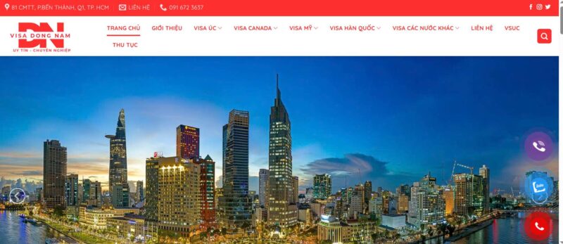 Dịch vụ làm visa uy tín tại Bình Tân của công ty Visa Đông Nam.