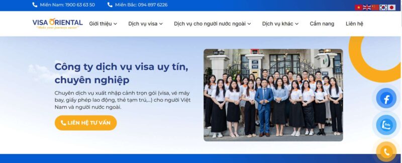 Dịch vụ làm visa uy tín tại Gò Vấp của công ty Visa Phương Đông.