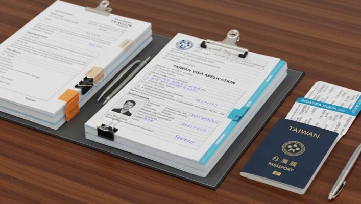 Dịch Vụ Visa Đài Loan Quận 5 - Tỷ lệ đậu cao 6 Ho so xin visa Dai Loan ngan nap