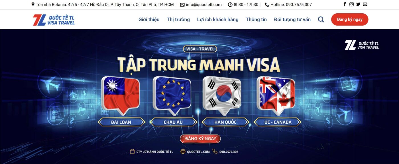 Lữ Hành Quốc Tế TL chuyên hỗ trợ visa Đài Loan uy tín