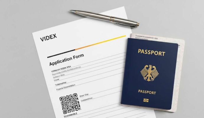 ban in to khai videx voi ma qr va ho chieu visa duc visa phap