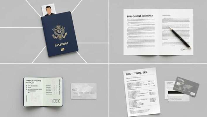 Checklist Giấy Tờ Bắt Buộc Khi Xin Visa Pháp 2025- Hướng Dẫn A-Z 3 bon nhom giay to xin visa phap