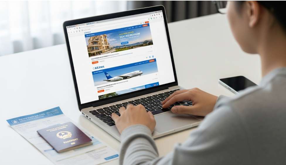 booking ve may bay khach san xin visa duc