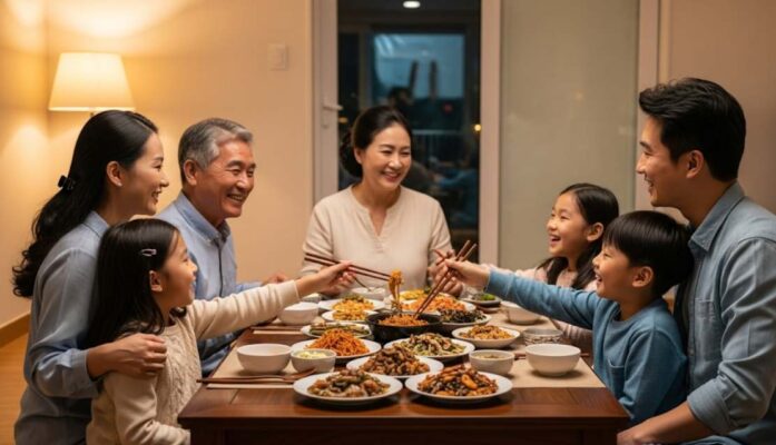 Visa Thăm Thân Hàn Quốc (C-3-1): Hướng Dẫn Chi Tiết 2025 5 bua com gia dinh am cung