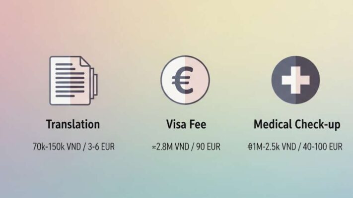 Thống Kê Visa Pháp & Tỷ Lệ Đậu Hằng Năm 3 chi phi xin visa phap