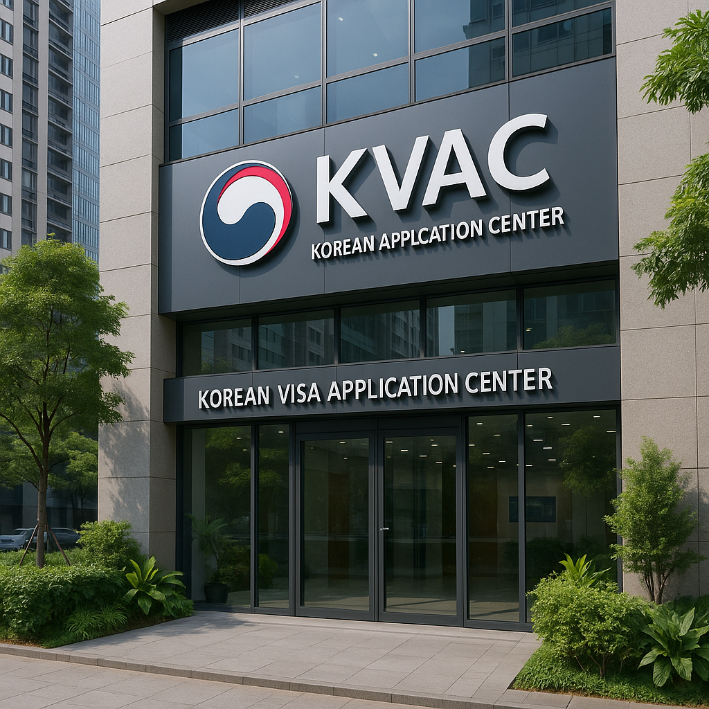Trung tâm đăng ký visa Hàn Quốc KVAC tại Hà Nội
