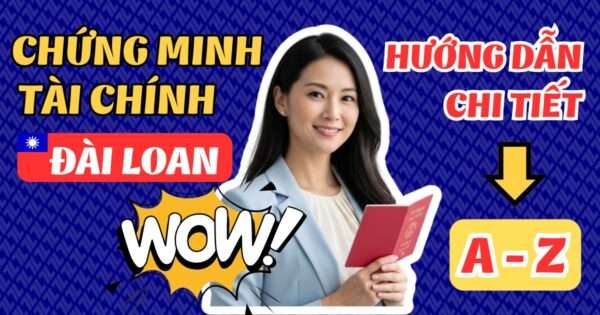 Chứng minh tài chính visa Đài Loan với hướng dẫn chi tiết A-Z