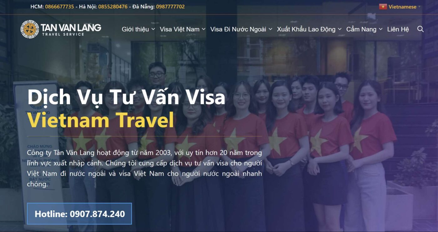 Top 10 công ty chuyên Visa Đài Loan uy tín Tại TPHCM 25 Dịch vụ tư vấn visa Đài Loan uy tín tại công ty Tân Vân Lang