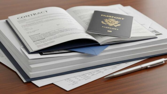 don xin visa va tai lieu lien quan