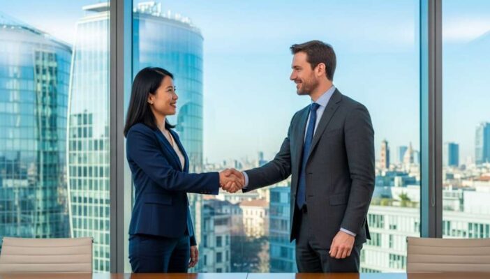 HƯỚNG DẪN XIN VISA Ý CÔNG TÁC NĂM 2025: TỪ A ĐẾN Z 3 hop tac kinh doanh thanh cong tai y nho visa y