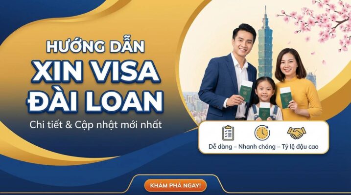 Hướng dẫn hồ sơ xin visa Đài Loan tự túc: hồ sơ chi tiết, quy trình nộp và cập nhật chính sách mới nhất.