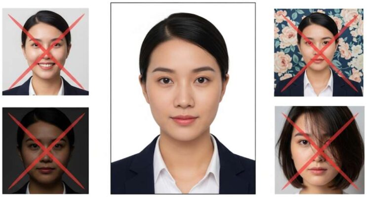 Tiêu Chuẩn Ảnh Thẻ Visa Đức 2025: Hướng Dẫn Kích Thước & Yêu Cầu Từ A-Z 4 loi thuong gap khi chup anh the visa duc