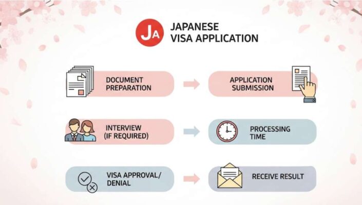 quy trinh xin visa nhat ban