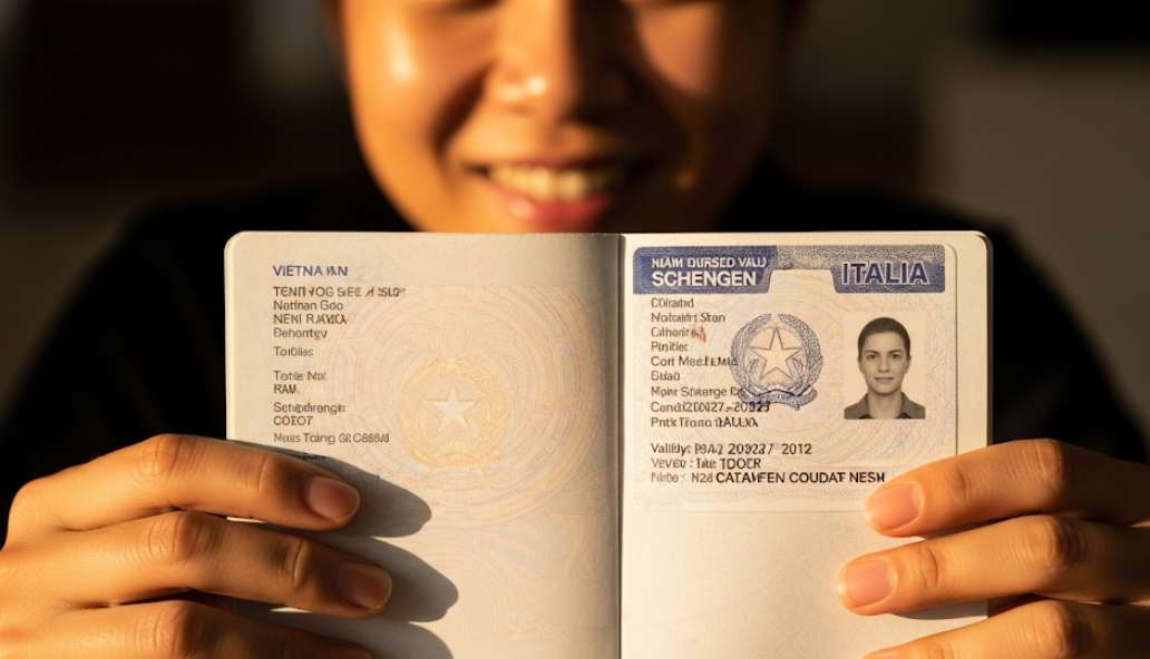 thanh qua nhan ho chieu co dan visa y