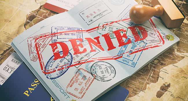 từ chối visa Trung Quốc và các dấu nhập cảnh trong hộ chiếu