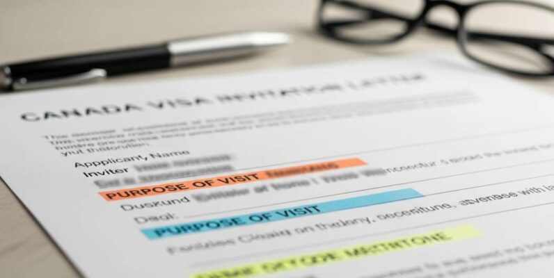 Hướng dẫn toàn diện về Thư mời và Giấy tờ Bảo lãnh Visa Canada 2025 4 vi du thu moi visa canada