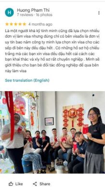 Visa5S Có Uy Tín Không? Tổng Hợp Đánh Giá Từ Khách Hàng 2025 14 danh gia khach hang dich vu visa5s