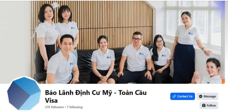 Toàn Cầu Visa Có Uy Tín Không? Tổng Hợp Đánh Giá Từ Khách Hàng 2025 14 Hình ảnh Fanpage Facebook chính thức của Toàn Cầu Visa - chuyên Bảo Lãnh Định Cư Mỹ, với hơn 37.000 người theo dõi và hình ảnh đội ngũ chuyên viên.