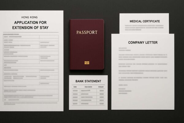 Gia Hạn Visa Hong Kong 2025: Hướng Dẫn Từng Bước Chi Tiết Nhất 4 Các giấy tờ cần thiết để chuẩn bị cho hồ sơ xin gia hạn visa Hong Kong, bao gồm đơn từ và giấy tờ chứng minh.