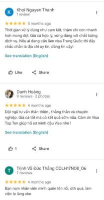 Visa Top Ten Có Uy Tín Không? Tổng Hợp Đánh Giá Từ Khách Hàng 2026 12 khach hang danh gia 5 sao dich vu visa top ten