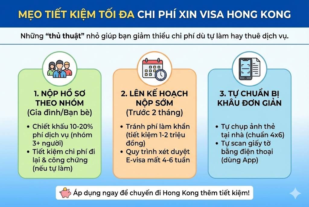 Chi Phí Xin Visa Hong Kong 2026: Hướng Dẫn Chi Tiết Từ A Đến Z 12 3 mẹo tiết kiệm chi phí visa Hong Kong